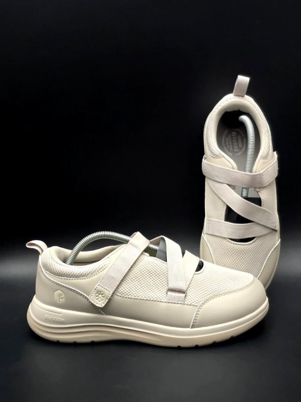 FitVille Diabetic Orthopedic Casual Wide Slip-on Shoes Women's Size 10EW